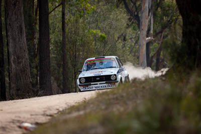 14;14;1976-Ford-Escort-RS1800;29-November-2019;Alpine-Rally;Australia;C1;Ford;Gippsland;Grant-Walker;Rally;Tracey-Dewhurst;VIC;auto;classic;historic;motorsport;racing;special-stage;super-telephoto;vintage