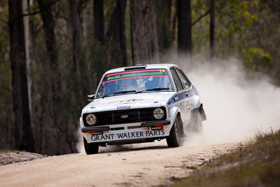 14;14;1976-Ford-Escort-RS1800;29-November-2019;Alpine-Rally;Australia;C1;Ford;Gippsland;Grant-Walker;Rally;Tracey-Dewhurst;VIC;auto;classic;historic;motorsport;racing;special-stage;super-telephoto;vintage