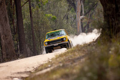 20;1971-Datsun-1600;20;29-November-2019;Alpine-Rally;Australia;C2;Datsun;Gippsland;Michael-Valantine;Rally;Timothy-Valantine;VIC;auto;classic;historic;motorsport;racing;special-stage;super-telephoto;vintage