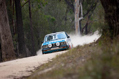 23;1980-Datsun-Stanza;23;29-November-2019;Alpine-Rally;Australia;Datsun;Gippsland;Jon-Thomson;P81;Rally;Trevor-Stilling;VIC;auto;classic;historic;motorsport;racing;special-stage;super-telephoto;vintage