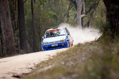 25;1994-Nissan-Sunny-GTi;25;29-November-2019;Alpine-Rally;Australia;Daniel-Willson;Gippsland;Lee-Peterson;Nissan;P20;Rally;VIC;auto;classic;historic;motorsport;racing;special-stage;super-telephoto;vintage