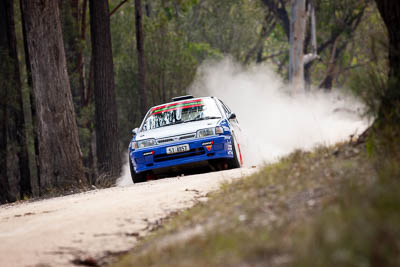 25;1994-Nissan-Sunny-GTi;25;29-November-2019;Alpine-Rally;Australia;Daniel-Willson;Gippsland;Lee-Peterson;Nissan;P20;Rally;VIC;auto;classic;historic;motorsport;racing;special-stage;super-telephoto;vintage