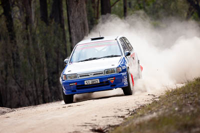 25;1994-Nissan-Sunny-GTi;25;29-November-2019;Alpine-Rally;Australia;Daniel-Willson;Gippsland;Lee-Peterson;Nissan;P20;Rally;VIC;auto;classic;historic;motorsport;racing;special-stage;super-telephoto;vintage