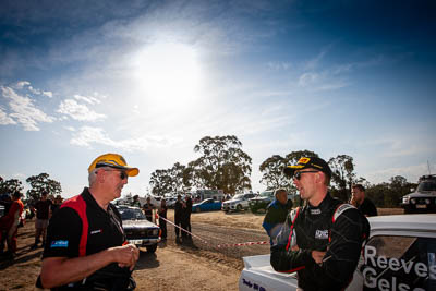 29-November-2019;Alpine-Rally;Australia;Bairnsdale-Speedway;Brendan-Reeves;East-Gippsland;Gippsland;Rally;Topshot;VIC;auto;classic;historic;motorsport;portrait;racing;sky;vintage;wide-angle