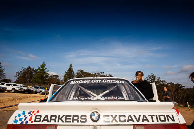 1;1;1983-BMW-320is;29-November-2019;Alpine-Rally;Australia;BMW;Bairnsdale-Speedway;Ben-Barker;CRC;Damien-Long;East-Gippsland;Gippsland;Rally;VIC;auto;classic;historic;motorsport;racing;sky;vintage;wide-angle