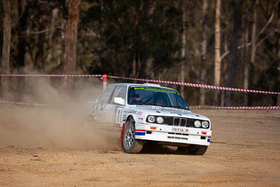 1;1;1983-BMW-320is;29-November-2019;Alpine-Rally;Australia;BMW;Bairnsdale-Speedway;Ben-Barker;CRC;Damien-Long;East-Gippsland;Gippsland;Rally;VIC;auto;classic;historic;motorsport;racing;super-telephoto;vintage