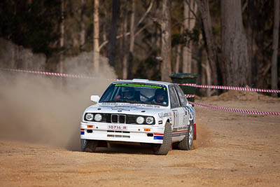 1;1;1983-BMW-320is;29-November-2019;Alpine-Rally;Australia;BMW;Bairnsdale-Speedway;Ben-Barker;CRC;Damien-Long;East-Gippsland;Gippsland;Rally;VIC;auto;classic;historic;motorsport;racing;super-telephoto;vintage