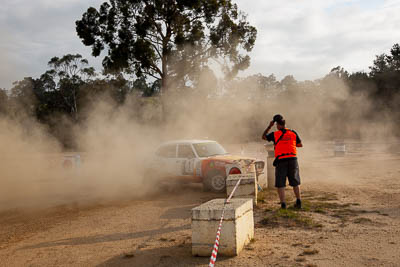 2;1970-Mazda-RX2;2;29-November-2019;Alpine-Rally;Australia;Bairnsdale-Speedway;C1;East-Gippsland;Gippsland;Mazda;Nathan-Quinn;Rally;Ray-Winwood‒Smith;VIC;auto;classic;historic;motorsport;racing;vintage;wide-angle