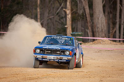 4;1973-Datsun-180B-SSS;29-November-2019;4;Alpine-Rally;Australia;Bairnsdale-Speedway;CRC;Dale-Moscatt;Datsun;East-Gippsland;Gippsland;Jack-Monkhouse;Rally;VIC;auto;classic;historic;motorsport;racing;super-telephoto;vintage