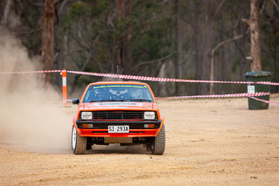 9;1977-Plymouth-Fire-Arrow;29-November-2019;9;Alpine-Rally;Australia;Bairnsdale-Speedway;C2;David-Guest;East-Gippsland;Gippsland;Kade-Barrett;Plymouth;Rally;VIC;auto;classic;historic;motorsport;racing;super-telephoto;vintage