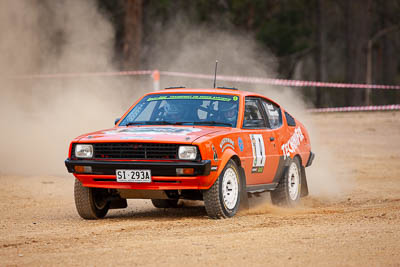9;1977-Plymouth-Fire-Arrow;29-November-2019;9;Alpine-Rally;Australia;Bairnsdale-Speedway;C2;David-Guest;East-Gippsland;Gippsland;Kade-Barrett;Plymouth;Rally;VIC;auto;classic;historic;motorsport;racing;super-telephoto;vintage