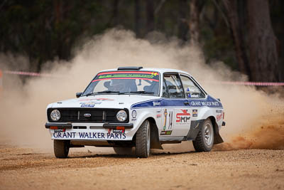 14;14;1976-Ford-Escort-RS1800;29-November-2019;Alpine-Rally;Australia;Bairnsdale-Speedway;C1;East-Gippsland;Ford;Gippsland;Grant-Walker;Rally;Tracey-Dewhurst;VIC;auto;classic;historic;motorsport;racing;super-telephoto;vintage