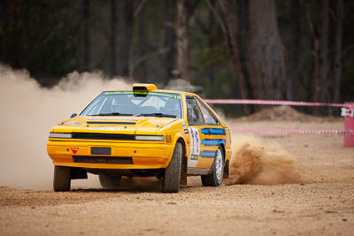 15;15;1984-Nissan-Gazelle;29-November-2019;Alpine-Rally;Andrew-Travis;Australia;Bairnsdale-Speedway;CRC;David-Travis;East-Gippsland;Gippsland;Nissan;Rally;VIC;auto;classic;historic;motorsport;racing;super-telephoto;vintage