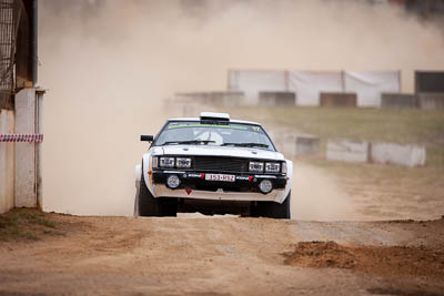 17;17;1979-Toyota-Celica-RA40;29-November-2019;Alpine-Rally;Australia;Bairnsdale-Speedway;C1;Catriona-Kelly;Clay-Badenoch;East-Gippsland;Gippsland;Rally;Toyota;VIC;auto;classic;historic;motorsport;racing;super-telephoto;vintage