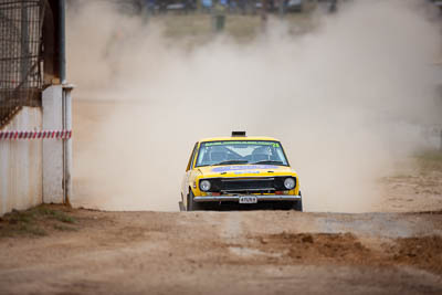 20;1971-Datsun-1600;20;29-November-2019;Alpine-Rally;Australia;Bairnsdale-Speedway;C2;Datsun;East-Gippsland;Gippsland;Michael-Valantine;Rally;Timothy-Valantine;VIC;auto;classic;historic;motorsport;racing;super-telephoto;vintage