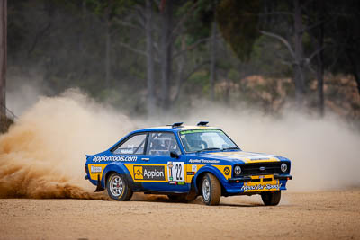 22;1975-Ford-Escort;22;29-November-2019;Alpine-Rally;Australia;Bairnsdale-Speedway;C2;East-Gippsland;Ford;Gippsland;Neil-Schey;Rally;Scott-Middleton;Topshot;VIC;auto;classic;historic;motorsport;racing;super-telephoto;vintage