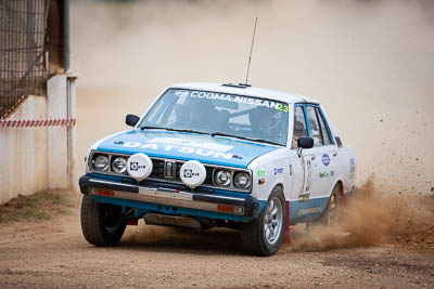 23;1980-Datsun-Stanza;23;29-November-2019;Alpine-Rally;Australia;Bairnsdale-Speedway;Datsun;East-Gippsland;Gippsland;Jon-Thomson;P81;Rally;Trevor-Stilling;VIC;auto;classic;historic;motorsport;racing;super-telephoto;vintage