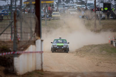 27;1974-Saab-99-EMS;27;29-November-2019;Alpine-Rally;Australia;Bairnsdale-Speedway;East-Gippsland;Gippsland;Kent-Lawrence;Nathan-Long;P81;Rally;Saab;VIC;auto;classic;historic;motorsport;racing;super-telephoto;vintage