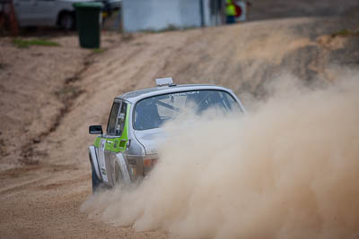 27;1974-Saab-99-EMS;27;29-November-2019;Alpine-Rally;Australia;Bairnsdale-Speedway;East-Gippsland;Gippsland;Kent-Lawrence;Nathan-Long;P81;Rally;Saab;VIC;auto;classic;historic;motorsport;racing;super-telephoto;vintage