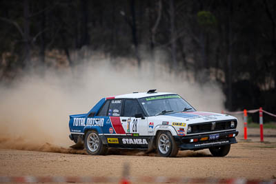 28;1979-Datsun-Stanza;28;29-November-2019;Alpine-Rally;Australia;Bairnsdale-Speedway;C1;Darryn-Snooks;Datsun;East-Gippsland;Gippsland;Michael-Foreshew;Rally;VIC;auto;classic;historic;motorsport;racing;super-telephoto;vintage