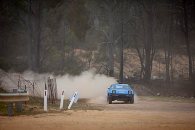 24;1980-Triumph-TR8;24;29-November-2019;Alpine-Rally;Australia;Bairnsdale-Speedway;C1;East-Gippsland;Gippsland;Guy-Ruggles;Matthew-Ruggles;Rally;Triumph;VIC;auto;classic;historic;motorsport;racing;super-telephoto;vintage