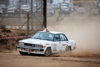 31;1981-Datsun-Bluebird-SSS;29-November-2019;31;Aaron-Blacksell;Alpine-Rally;Australia;Bairnsdale-Speedway;Datsun;East-Gippsland;Gippsland;P81;Rally;Ross-OReilly;VIC;auto;classic;historic;motorsport;racing;super-telephoto;vintage