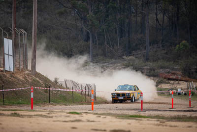 32;1977-Datsun-200B;29-November-2019;32;Alpine-Rally;Australia;Bairnsdale-Speedway;Darkie-Barr-Smith;Datsun;East-Gippsland;Gippsland;Jono-Forrest;P81;Rally;VIC;auto;classic;historic;motorsport;racing;super-telephoto;vintage