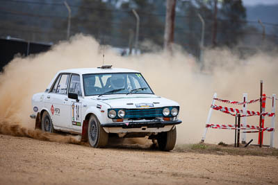 34;1970-Datsun-1600;29-November-2019;34;Alpine-Rally;Australia;Bairnsdale-Speedway;Dane-Booker;Datsun;East-Gippsland;Gippsland;Jeff-Davies;P81;Rally;VIC;auto;classic;historic;motorsport;racing;super-telephoto;vintage