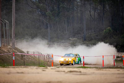 36;1986-Suzuki-Swift-GTI-Mk1;29-November-2019;36;Alpine-Rally;Australia;Bairnsdale-Speedway;Deborah-Saltmarsh;East-Gippsland;Gippsland;P20;Rally;Suzuki;Tim-Sullivan;VIC;auto;classic;historic;motorsport;racing;super-telephoto;vintage