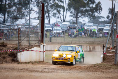 36;1986-Suzuki-Swift-GTI-Mk1;29-November-2019;36;Alpine-Rally;Australia;Bairnsdale-Speedway;Deborah-Saltmarsh;East-Gippsland;Gippsland;P20;Rally;Suzuki;Tim-Sullivan;VIC;auto;classic;historic;motorsport;racing;super-telephoto;vintage