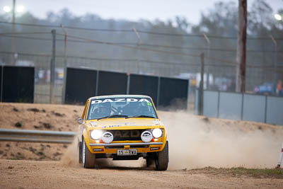 38;1970-Datsun-1600-Dazda;29-November-2019;38;Alpine-Rally;Australia;Bairnsdale-Speedway;C3;Datsun;East-Gippsland;Gippsland;John-Ludlam;Michael-Wood;Rally;VIC;auto;classic;historic;motorsport;racing;super-telephoto;vintage