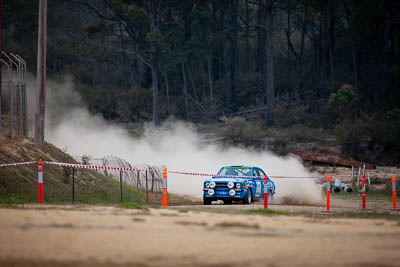 107;107;1976-Ford-Escort-RS1800;29-November-2019;Alpine-Rally;Australia;Bairnsdale-Speedway;C1;Claire-Buccini;East-Gippsland;Ford;Gippsland;Keith-Fackrell;Rally;VIC;auto;classic;historic;motorsport;racing;super-telephoto;vintage