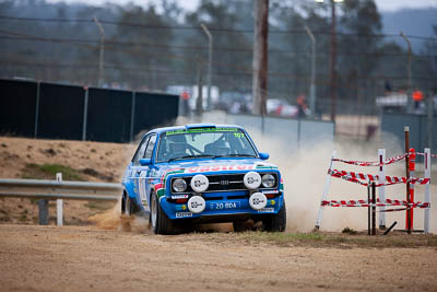 107;107;1976-Ford-Escort-RS1800;29-November-2019;Alpine-Rally;Australia;Bairnsdale-Speedway;C1;Claire-Buccini;East-Gippsland;Ford;Gippsland;Keith-Fackrell;Rally;VIC;auto;classic;historic;motorsport;racing;super-telephoto;vintage