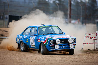 107;107;1976-Ford-Escort-RS1800;29-November-2019;Alpine-Rally;Australia;Bairnsdale-Speedway;C1;Claire-Buccini;East-Gippsland;Ford;Gippsland;Keith-Fackrell;Rally;VIC;auto;classic;historic;motorsport;racing;super-telephoto;vintage