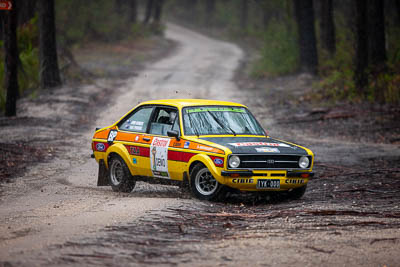 30-November-2019;Alpine-Rally;Australia;Demo-1;Ford-Escort;Gippsland;Joel-Perkins;John-Hadden;Rally;VIC;auto;classic;historic;motorsport;racing;special-stage;super-telephoto;vintage