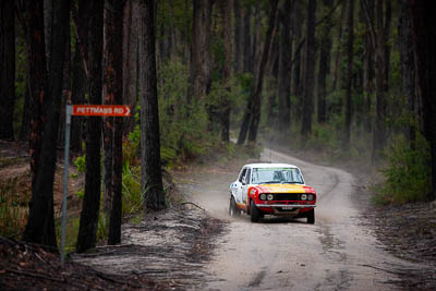 2;1970-Mazda-RX2;2;30-November-2019;Alpine-Rally;Australia;C1;Gippsland;Mazda;Nathan-Quinn;Rally;Ray-Winwood‒Smith;VIC;auto;classic;historic;motorsport;racing;special-stage;super-telephoto;vintage