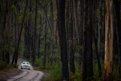 1;1;1983-BMW-320is;30-November-2019;Alpine-Rally;Australia;BMW;Ben-Barker;CRC;Damien-Long;Gippsland;Rally;VIC;auto;classic;historic;motorsport;racing;special-stage;super-telephoto;vintage