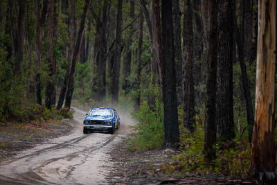 4;1973-Datsun-180B-SSS;30-November-2019;4;Alpine-Rally;Australia;CRC;Dale-Moscatt;Datsun;Gippsland;Jack-Monkhouse;Rally;VIC;auto;classic;historic;motorsport;racing;special-stage;super-telephoto;vintage