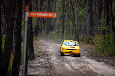 15;15;1984-Nissan-Gazelle;30-November-2019;Alpine-Rally;Andrew-Travis;Australia;CRC;David-Travis;Gippsland;Nissan;Rally;VIC;auto;classic;historic;motorsport;racing;special-stage;super-telephoto;vintage