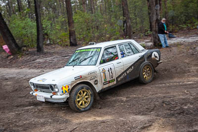 13;13;1972-Datsun-1600;30-November-2019;Alpine-Rally;Australia;CRC;Datsun;Gippsland;Rally;Ryan-Preston;Tom-Clarke;VIC;auto;classic;historic;motorsport;racing;special-stage;vintage;wide-angle