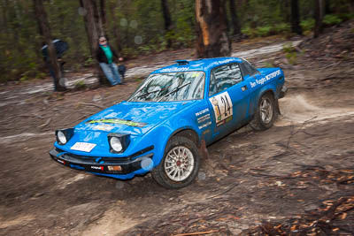 24;1980-Triumph-TR8;24;30-November-2019;Alpine-Rally;Australia;C1;Gippsland;Guy-Ruggles;Matthew-Ruggles;Rally;Triumph;VIC;auto;classic;historic;motorsport;racing;special-stage;vintage;wide-angle