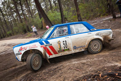 58;1968-Datsun-1600;30-November-2019;58;Adam-Branford;Alpine-Rally;Australia;C2;Datsun;Gippsland;Kevin-Millard;Rally;VIC;auto;classic;historic;motorsport;racing;special-stage;vintage;wide-angle