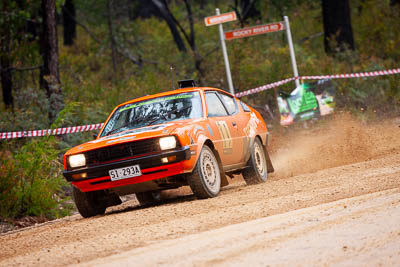 9;1977-Plymouth-Fire-Arrow;30-November-2019;9;Alpine-Rally;Australia;C2;David-Guest;Gippsland;Kade-Barrett;Plymouth;Rally;VIC;auto;classic;historic;motorsport;racing;special-stage;super-telephoto;vintage