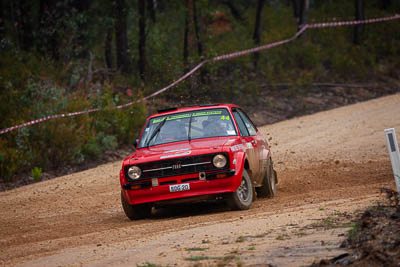 44;1979-Ford-RS1800-Escort;30-November-2019;44;Alpine-Rally;Australia;C1;Damian-Reed;Ford;Gippsland;Rally;VIC;Wayne-Mason;auto;classic;historic;motorsport;racing;special-stage;super-telephoto;vintage