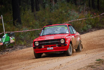 44;1979-Ford-RS1800-Escort;30-November-2019;44;Alpine-Rally;Australia;C1;Damian-Reed;Ford;Gippsland;Rally;VIC;Wayne-Mason;auto;classic;historic;motorsport;racing;special-stage;super-telephoto;vintage