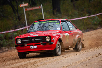 44;1979-Ford-RS1800-Escort;30-November-2019;44;Alpine-Rally;Australia;C1;Damian-Reed;Ford;Gippsland;Rally;VIC;Wayne-Mason;auto;classic;historic;motorsport;racing;special-stage;super-telephoto;vintage