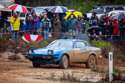 24;1980-Triumph-TR8;24;30-November-2019;Alpine-Rally;Australia;C1;Gippsland;Guy-Ruggles;Matthew-Ruggles;Rally;Triumph;VIC;auto;classic;historic;motorsport;racing;special-stage;super-telephoto;vintage