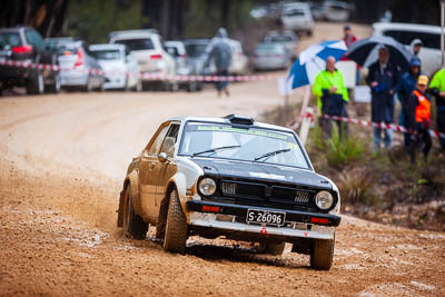 39;1978-Toyota-KE30-Corolla;30-November-2019;39;Alpine-Rally;Australia;Craig-Aggio;Gippsland;Megan-Benson;P81;Rally;Toyota;VIC;auto;classic;historic;motorsport;racing;special-stage;super-telephoto;vintage