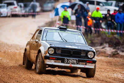 39;1978-Toyota-KE30-Corolla;30-November-2019;39;Alpine-Rally;Australia;Craig-Aggio;Gippsland;Megan-Benson;P81;Rally;Toyota;VIC;auto;classic;historic;motorsport;racing;special-stage;super-telephoto;vintage