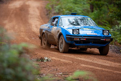 24;1980-Triumph-TR8;24;30-November-2019;Alpine-Rally;Australia;C1;Gippsland;Guy-Ruggles;Matthew-Ruggles;Rally;Triumph;VIC;auto;classic;historic;motorsport;racing;special-stage;super-telephoto;vintage